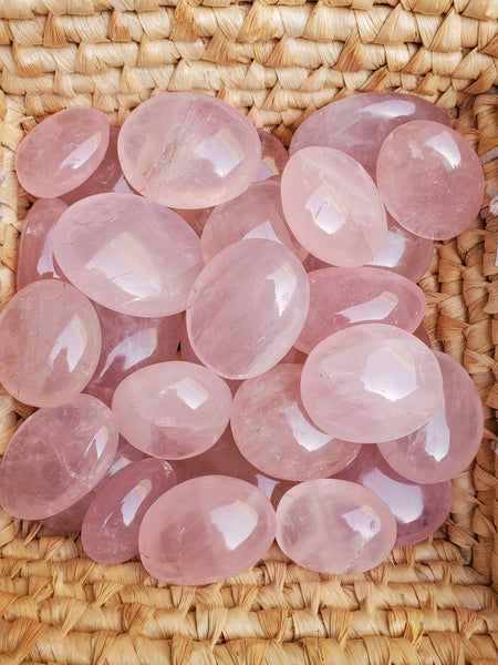 Rose Quartz Palm Stones