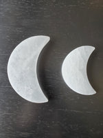 Selenite Crescent Moons